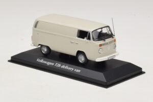 Volkswagen T2b Pristatymo Furgonas Pilkas Maxichamps 1:43 940053060 Metalas - nuotrauka 3 iš 5