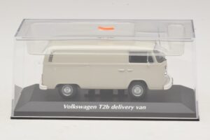 Volkswagen T2b Pristatymo Furgonas Pilkas Maxichamps 1:43 940053060 Metalas - nuotrauka 4 iš 5